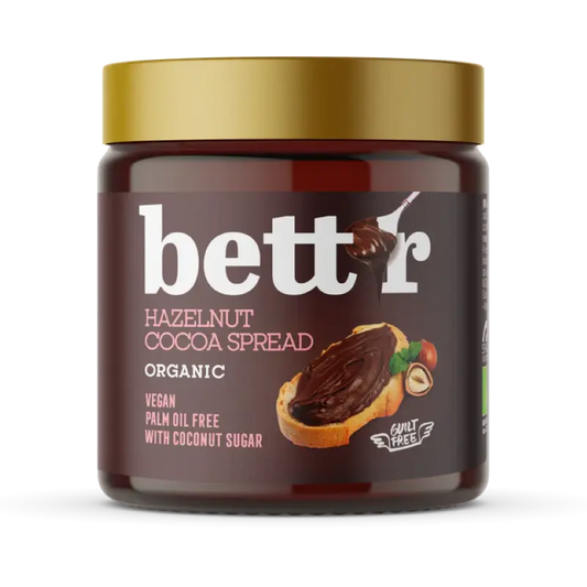 Crema De Cacao Y Avellana Bett's 250g Bio_0