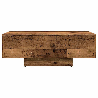 Mesa De Centro Madera Ingeniería Madera Envejecida 85x55x31 Cm_2