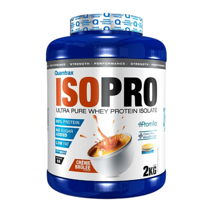 Isopro Cfm - 2kg - Crema Quemada - Proteína De Aislado De Suero Isolate - Quamtrax_0