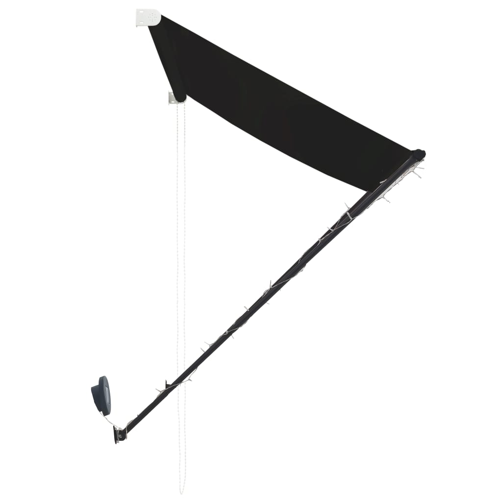 Toldo Retráctil Con Led Gris Antracita 350x150 Cm_5