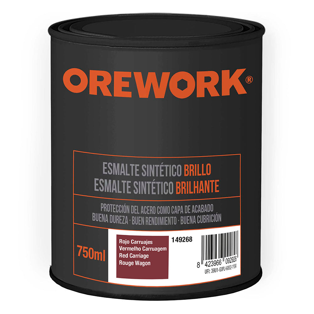 Esmalte Sintético Brillante - 750 Ml - Rojo Carruaje_0