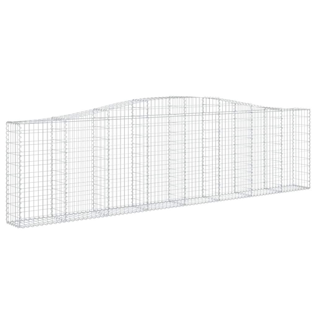 Cestas De Gaviones 10 Uds Forma De Arco Hierro 400x30x100/120cm_2