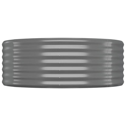 Jardinera Arriate Acero Galvanizado Gris 175x100x36 Cm_3