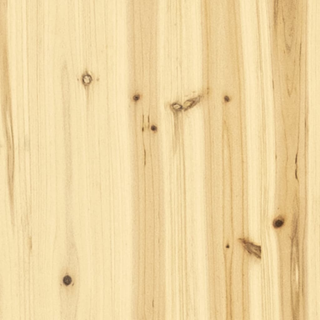 Mesa De Centro De Madera Maciza De Abeto 50x50x33,5 Cm_4