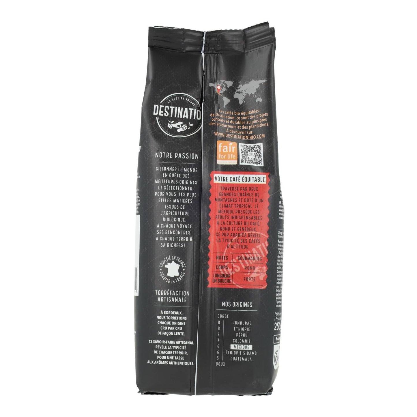 Café molido México Chiapas 100% arábica BIO Destination 250 g