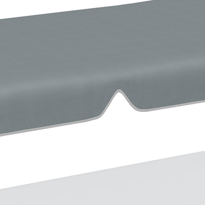 Outsunny Toldo De Repuesto Para Columpio De 2/3 Plazas 192x144 Cm Gris Oscuro_4