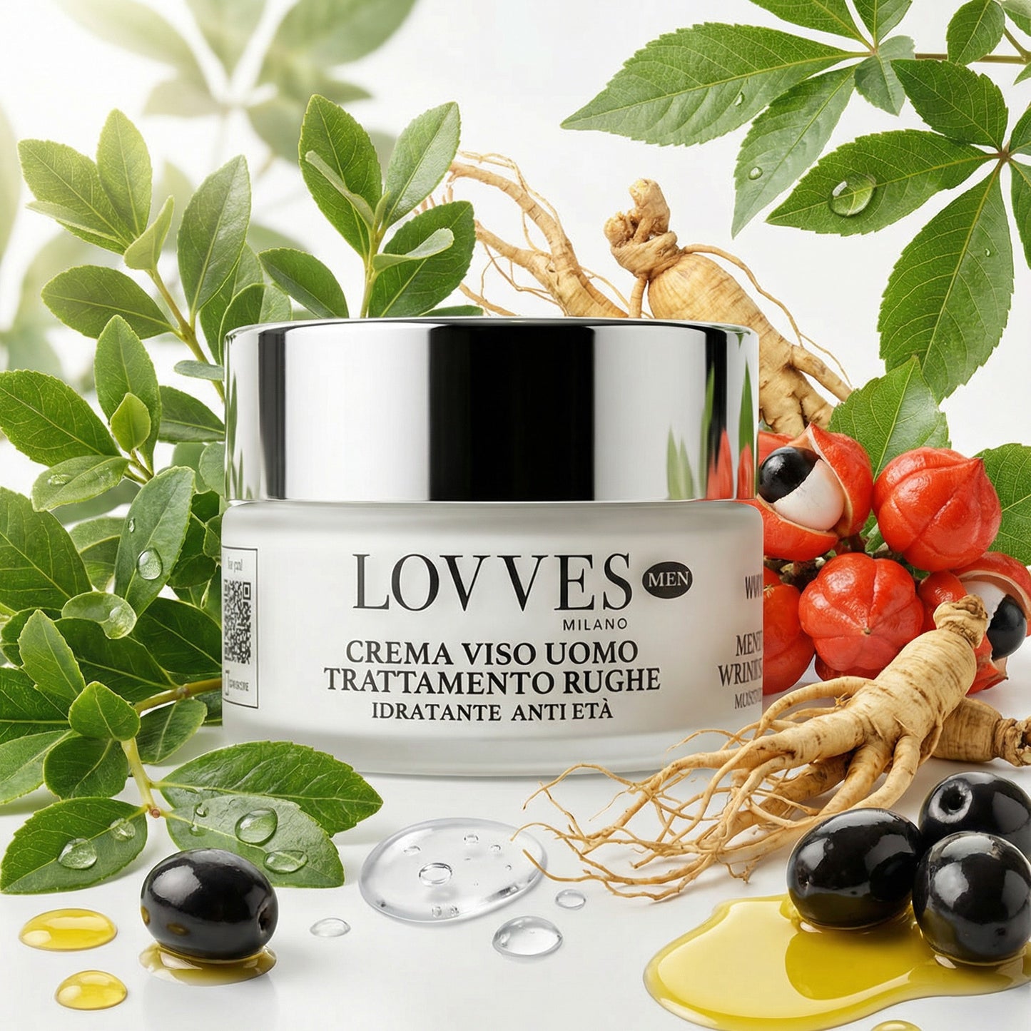 Lovves Crema Facial Antiarrugas Para Hombre 50ml_4