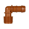 Codo Rosca Macho Goteo Marrón 16mm. Bolsa De 10 Unidades - 16mm X 3/4
