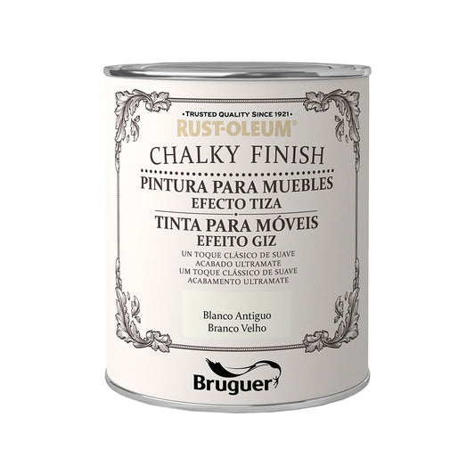 Pintura Efecto Tiza Chalky Finish Para Muebles - 750 Ml - Rosa Porcelana_0