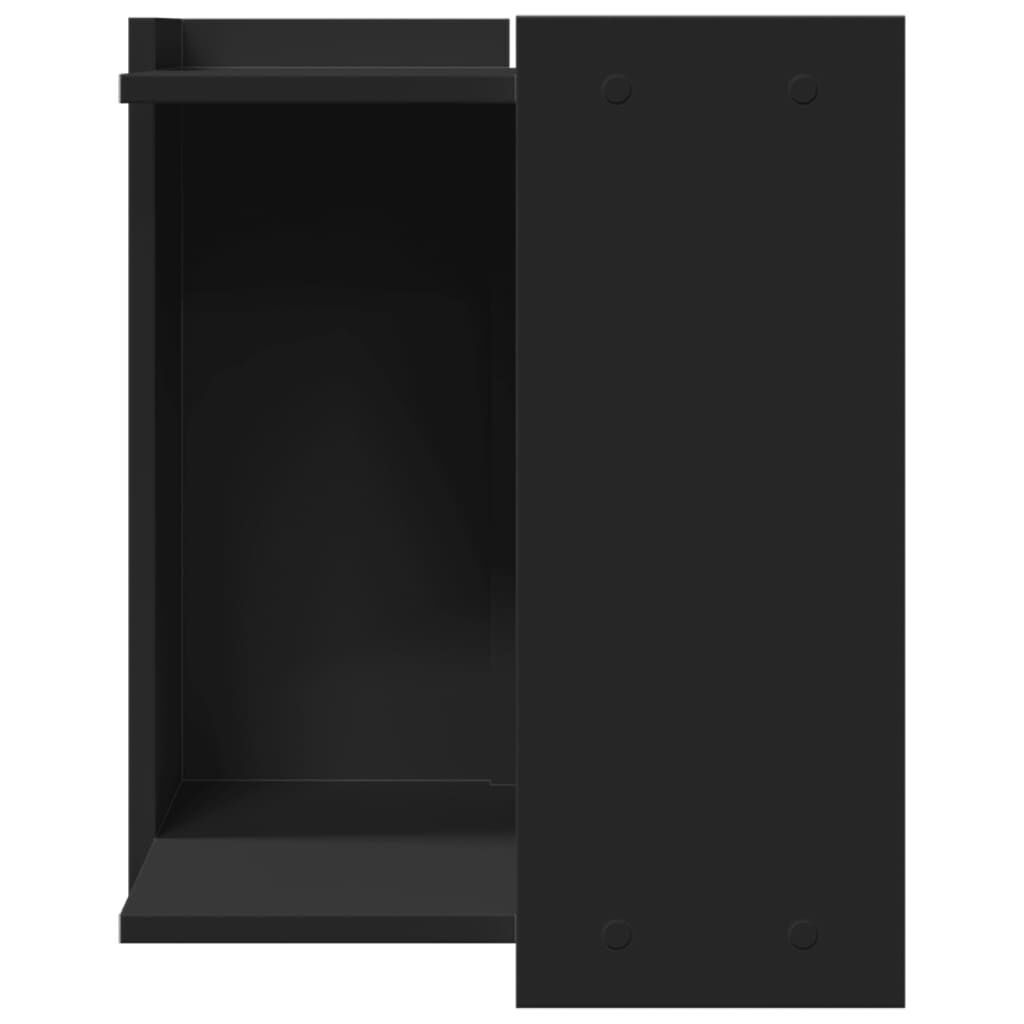 Vidaxl Mueble Arenero Para Gatos Madera Ingeniería Negro 42x42x51 Cm_3