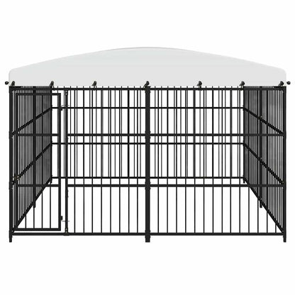 Perrera De Exterior Con Techo 300x300x210 Cm_2