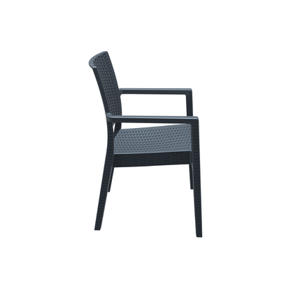 Siesta Exclusive Pack De 2 Sillas Para Exterior Ibiza Ratán Gris_1