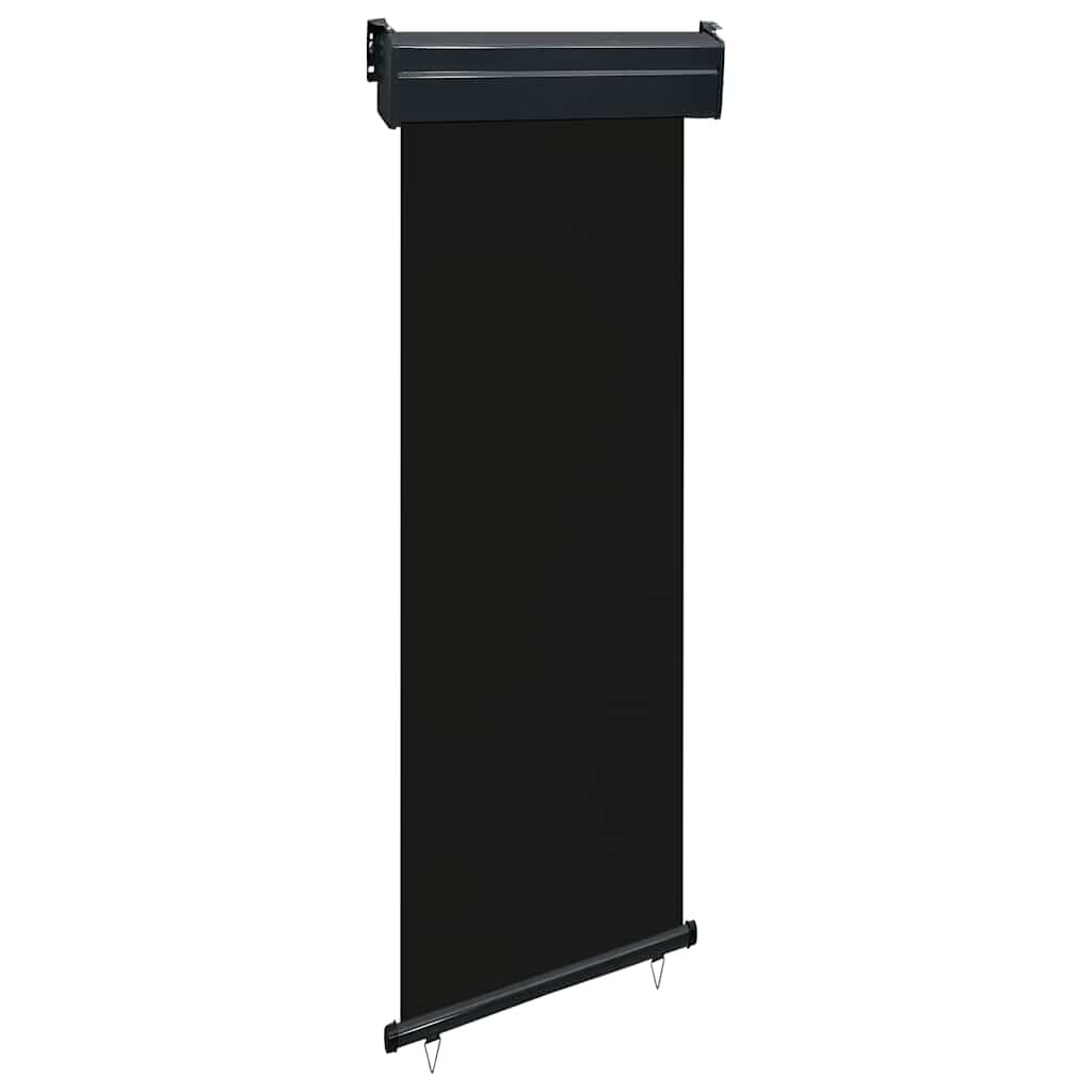 Vidaxl Toldo Lateral De Balcón Negro 65x250 Cm_0