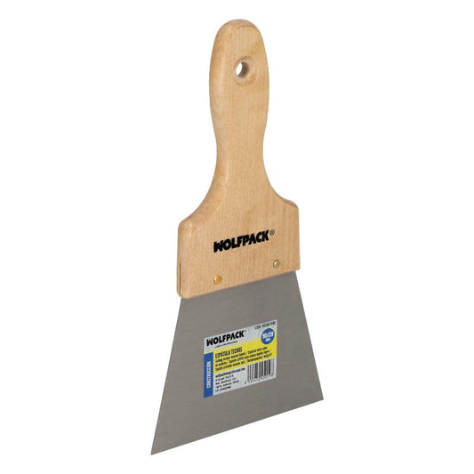 Espatula Techos Mango Madera Hoja Acero 90 X 120 Mm. Espatula Yeso, Espatula Pintor, Espatula Masillas, Espatula Pladur, Etc._0