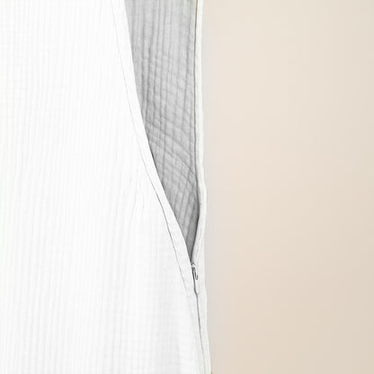 Saco De Dormir De Verano De Algodón Orgánico Blanco