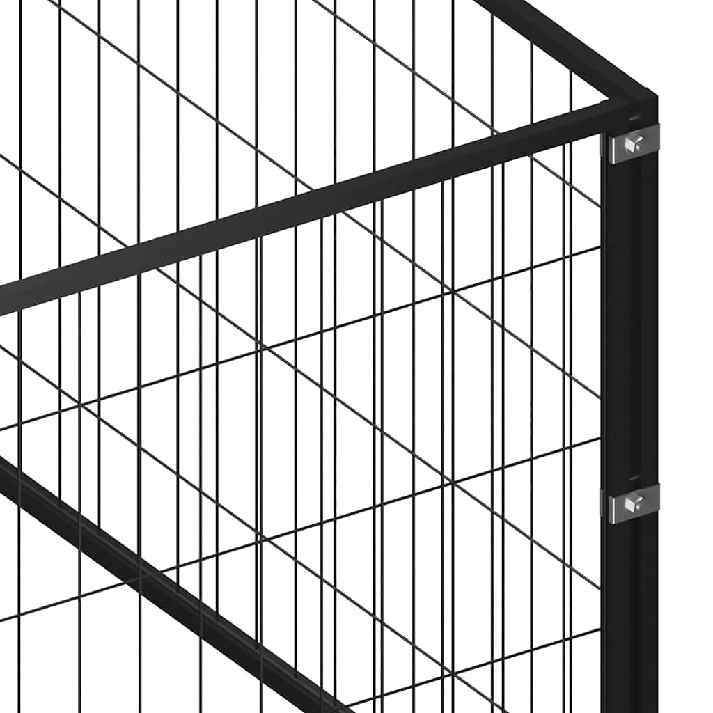 Perrera Acero 63 M² Negra_5