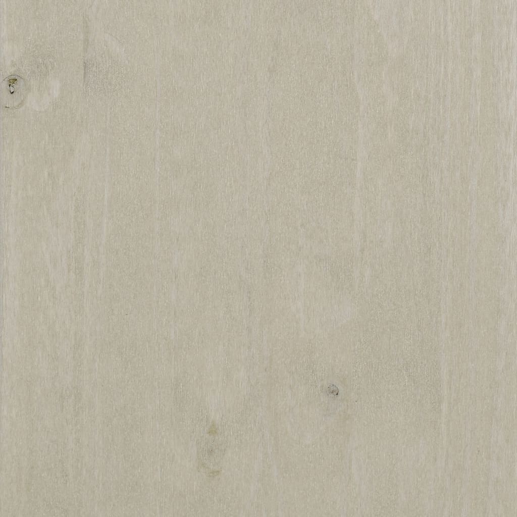 Aparador Hamar Madera Maciza De Pino Blanca 85x35x80 Cm / Vetonek_4