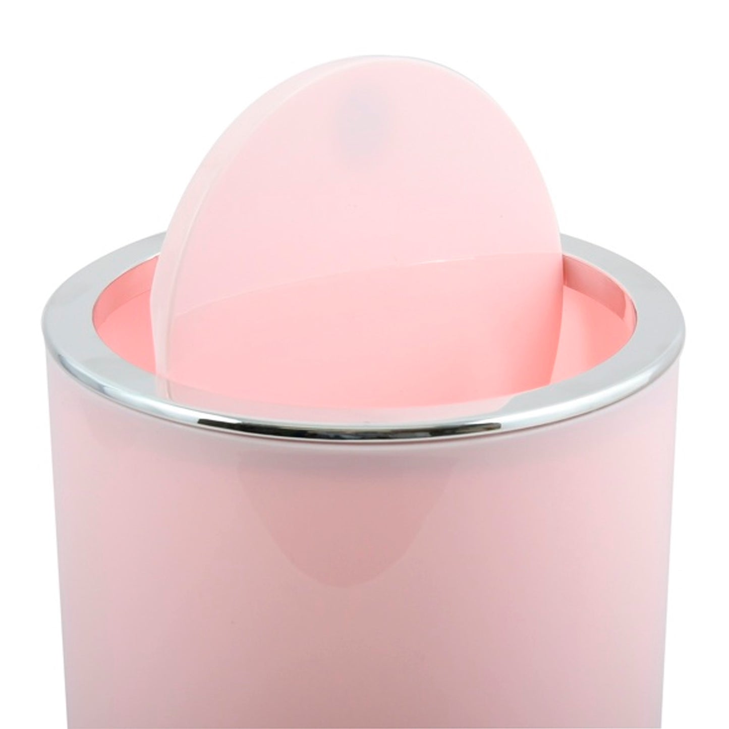 Papelera De Oficina Msv aspen 6l De Plastico En Color Rosa_5