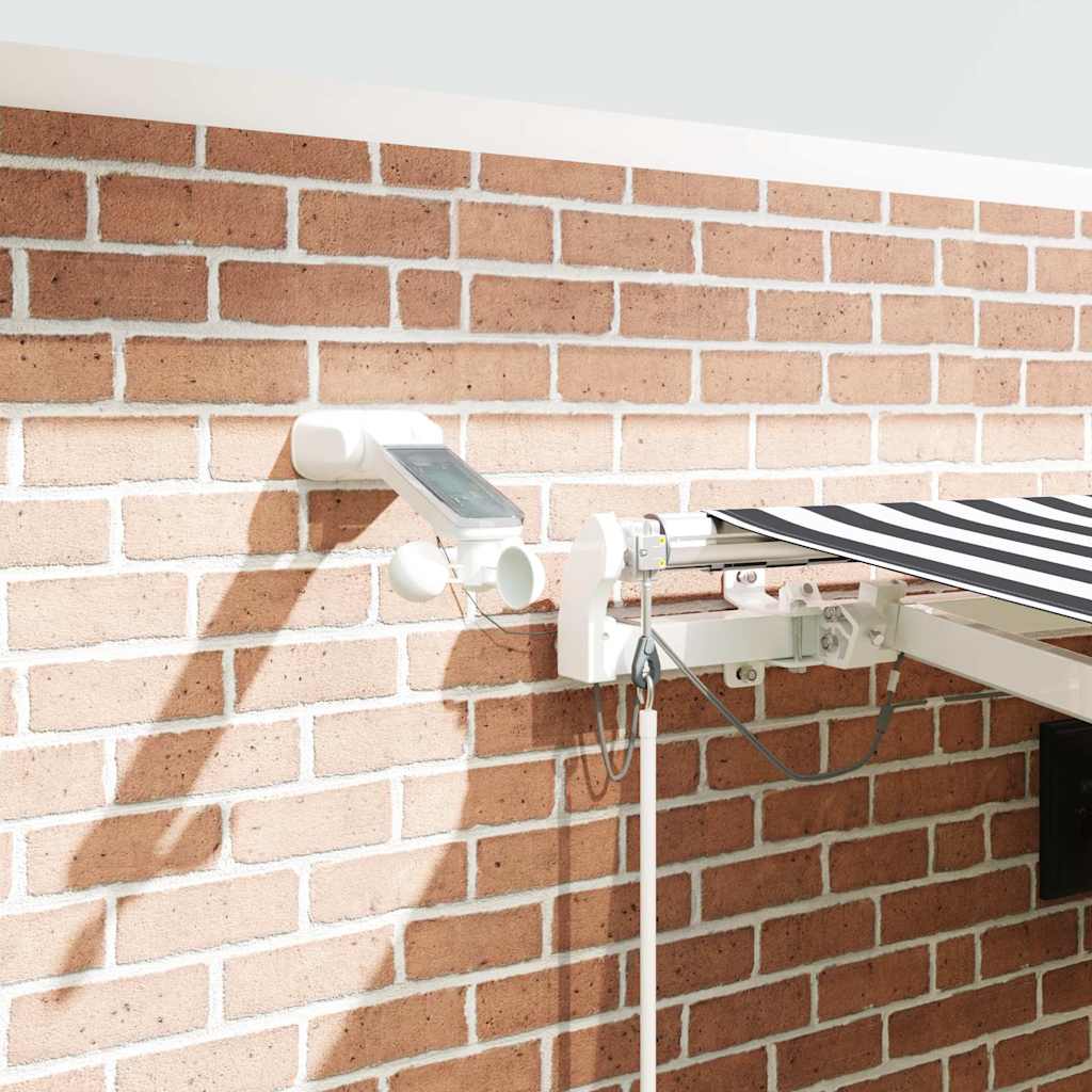 Toldo Retráctil Automático Luz Led Antracita Blanco 450x300 Cm_3
