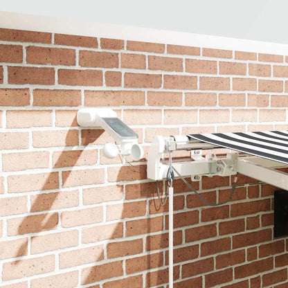 Toldo Retráctil Automático Luz Led Antracita Blanco 450x300 Cm_3