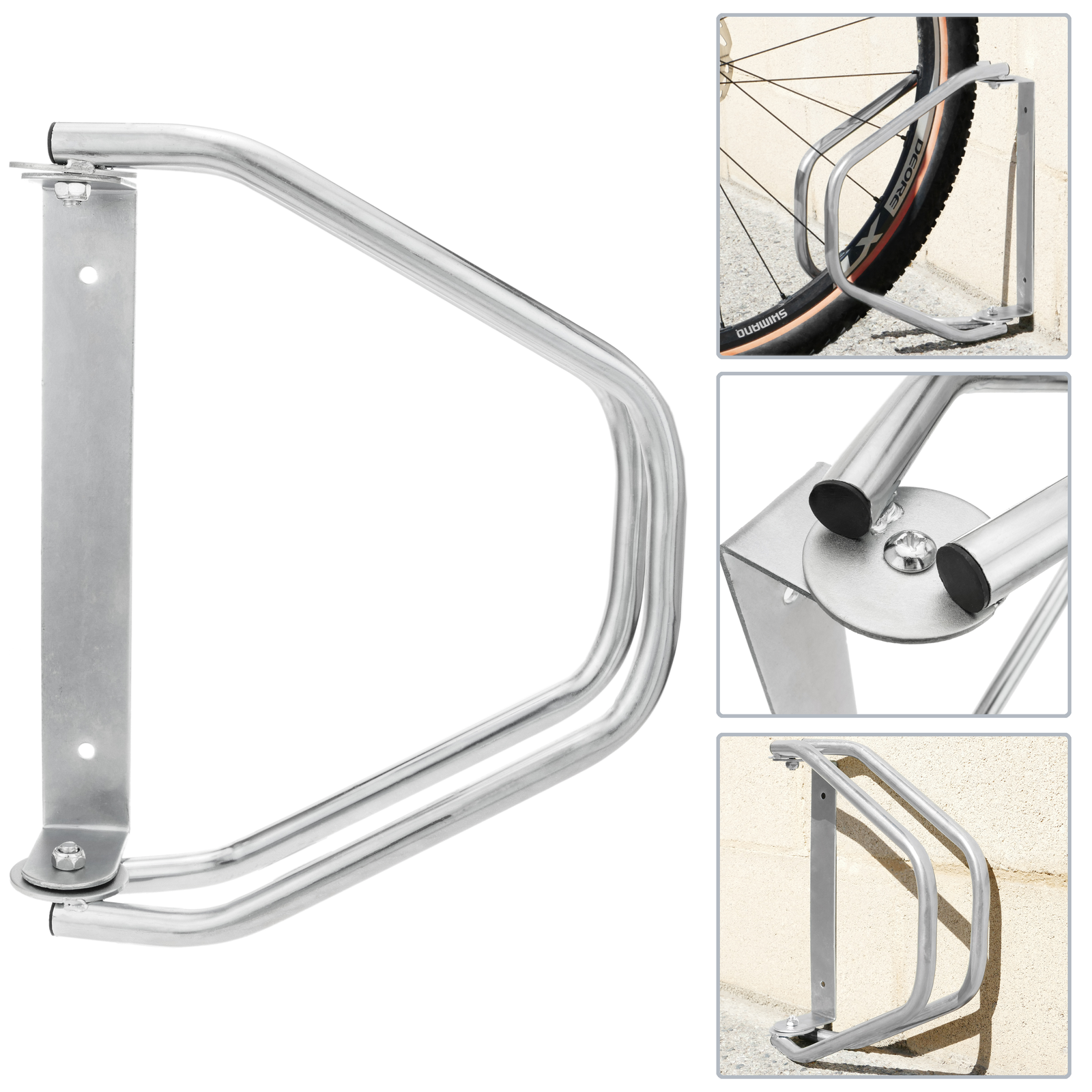 Soporte Para Aparcar Bicicletas En Pared Aparcamiento Orientable Para 2 Bicis_1
