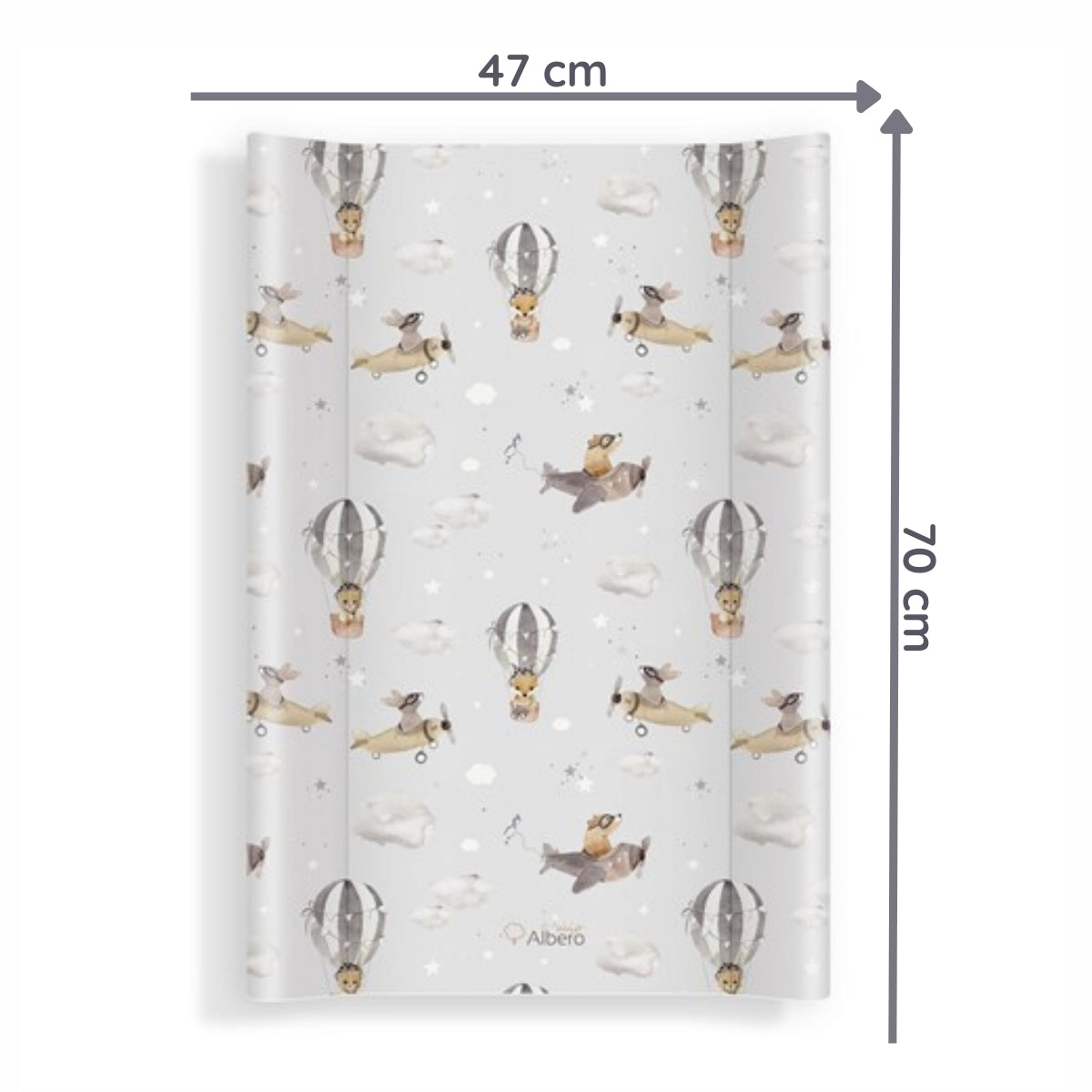 Cambiador Base Rígida Para Cuna 70x47 Balloon Flight