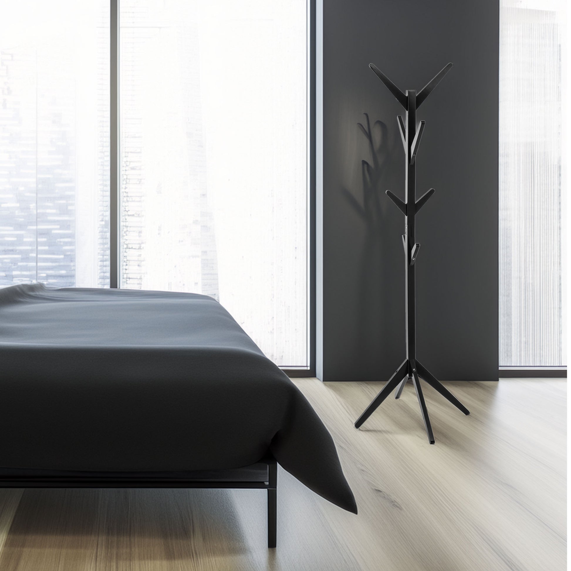 Wellhome Perchero 8 Tallos De Madera_3