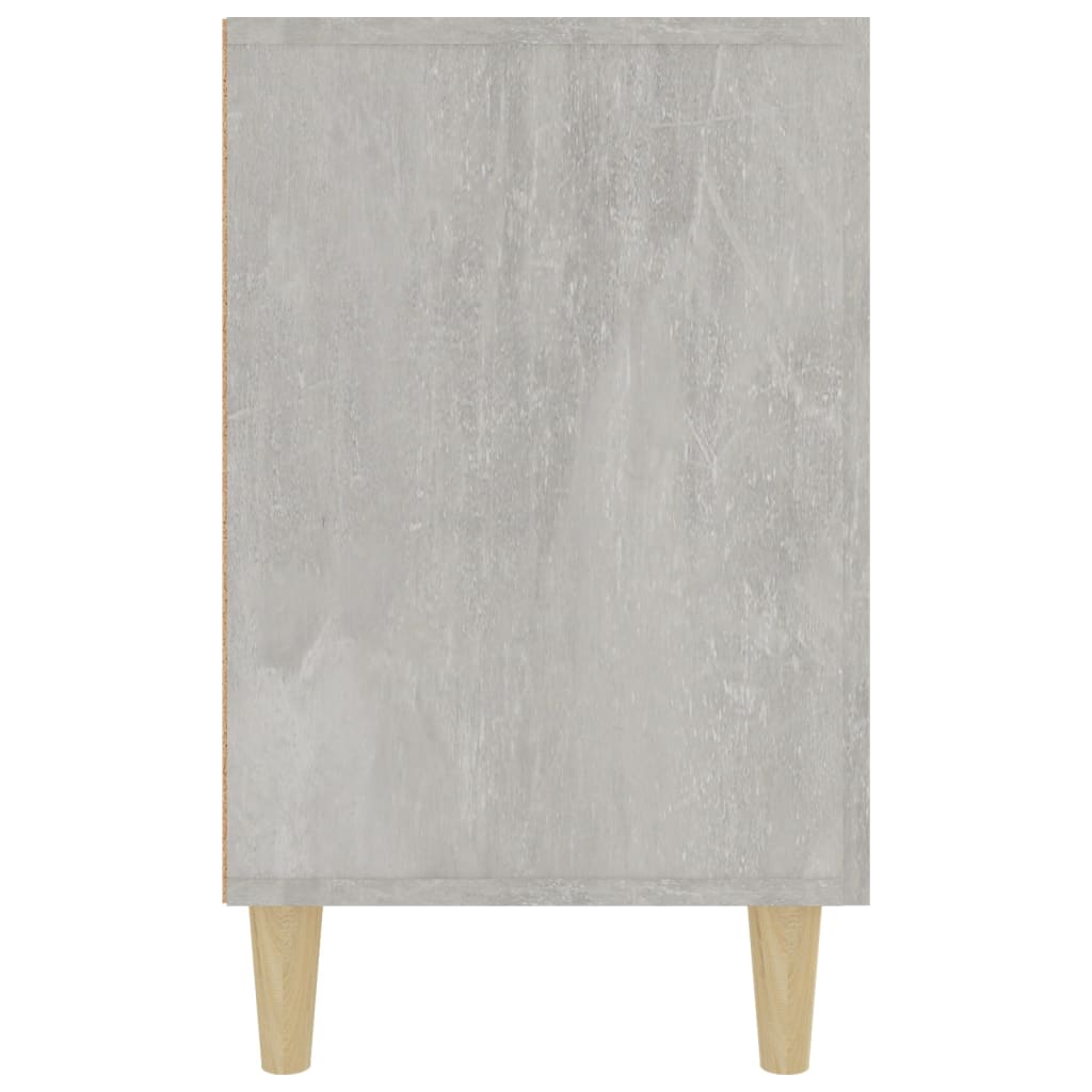 Aparador De Madera De Ingeniería Gris Hormigón 100x36x60 Cm / Vetonek_4