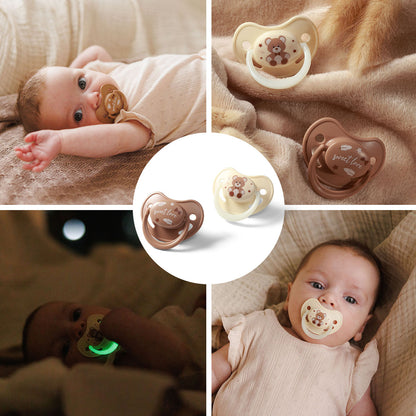 Babyono Chupetes Tetina Anatómica De Silicona 0-6 Meses_4