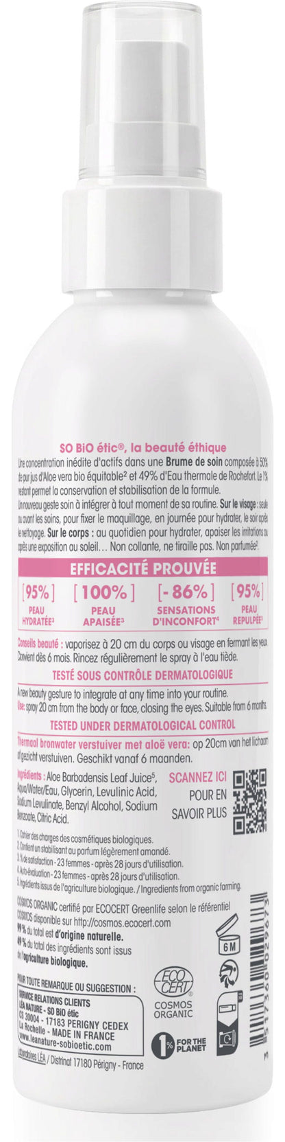 Agua termal calmante Sobio 125 ml
