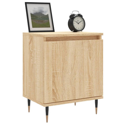 Mesitas Noche 2 Uds Madera Ingeniería Roble Sonoma 40x30x50 Cm_1