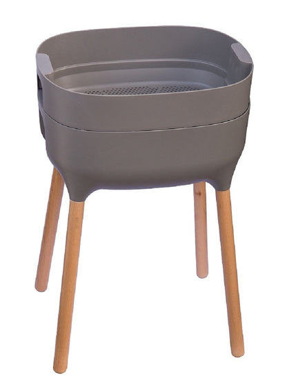 Jardinera Elevada Urbalive High  Con Auto-riego Antracita.