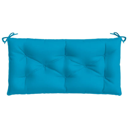 Vidaxl Cojín De Banco De Jardín Tela Oxford Azul 100x50x7 Cm_3