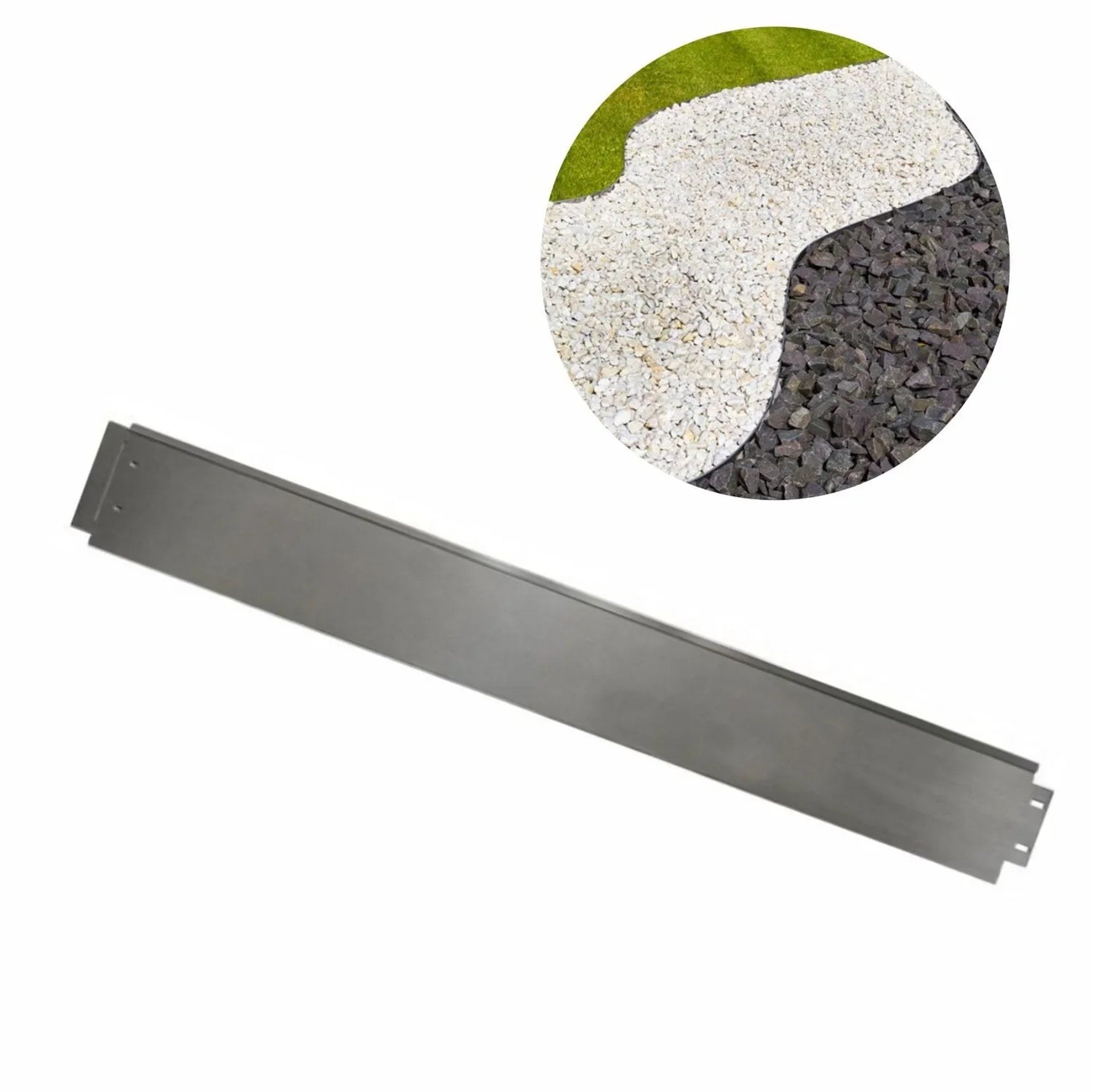 Bordes De Césped Metal Alu/zinc 100 Cm X 14 Cm | Bordes De Cama | Rodete De Cama | Bordes De Cama_0