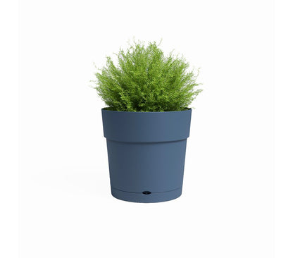 Artevasi Macetero Azul Capri 20 Cm Con Reserva De Agua De Plástico Reciclado_0