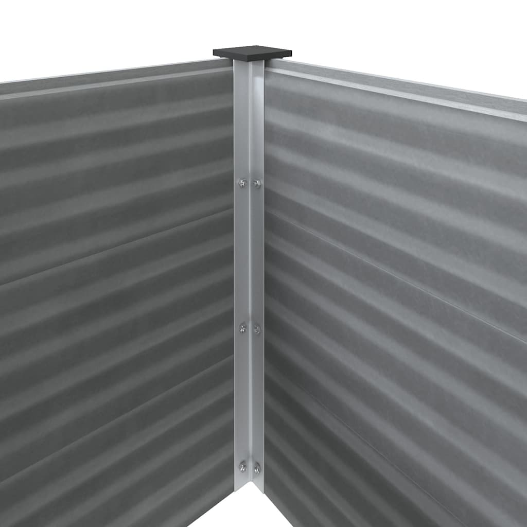 Arriate De Wpc Gris 250x50x54 Cm_5