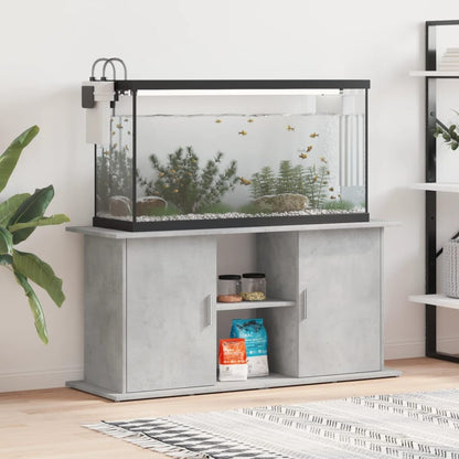 Vidaxl Soporte Para Acuario De Hormigón Gris 121x41x58 Cm De Madera Sintética_1