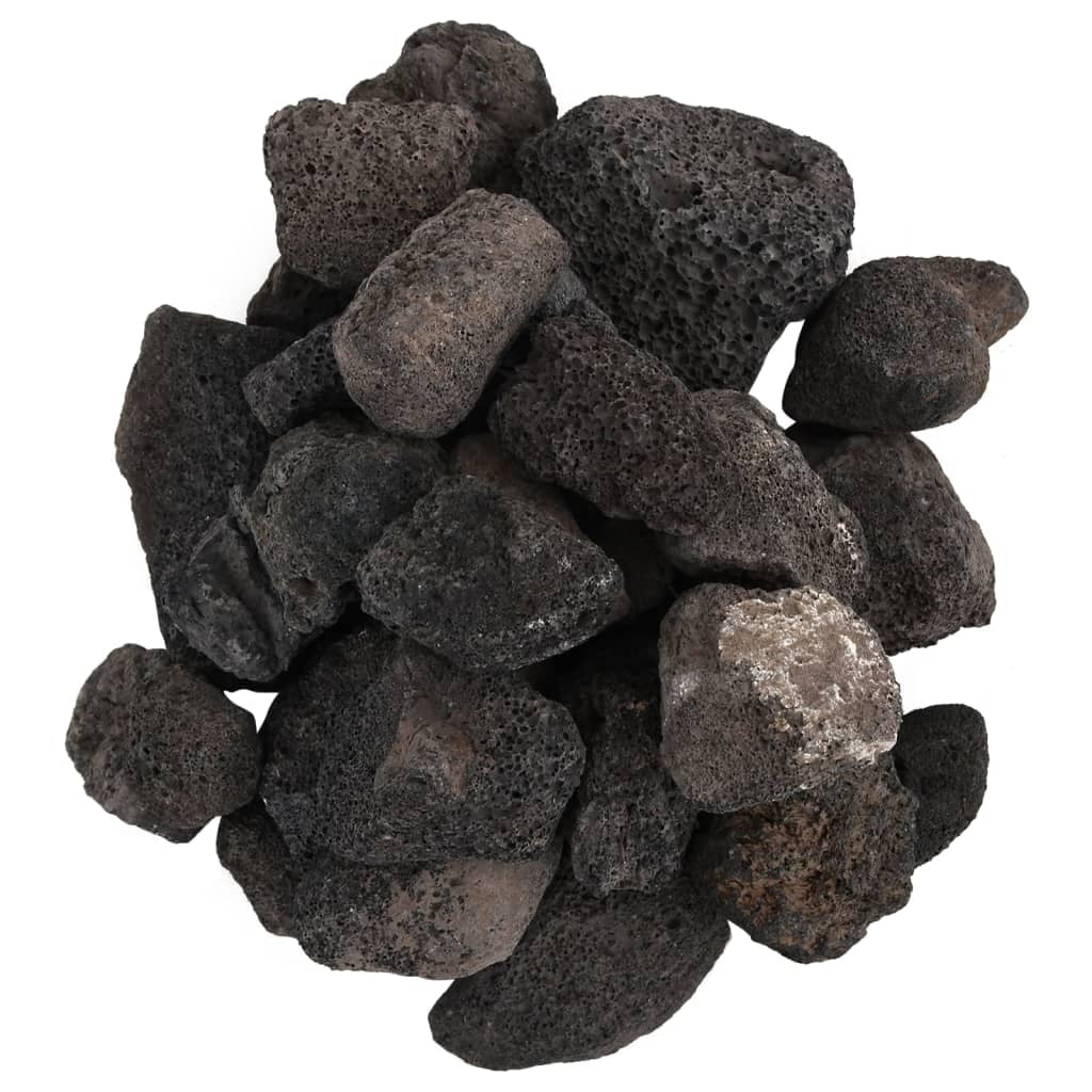 Vidaxl Rocas Volcánicas Negras 25 Kg 5-8 Cm_2