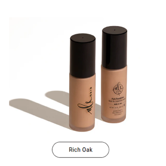 Base De Maquillaje Todo Tipo De Pieles. 100% Natural Y Vegana. Beige Medio para pieles medias y oscuras (Rich Oak)_0