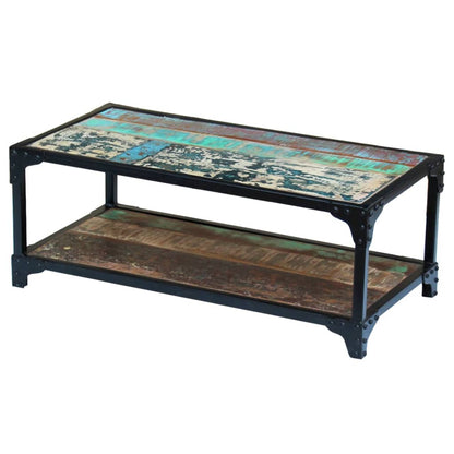Mesa De Centro Madera Maciza Reciclada_2