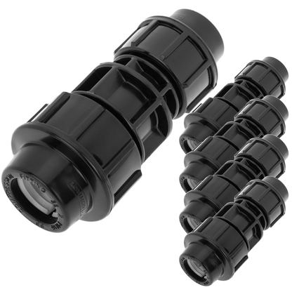 Pack De 5 Unidades Enlace Reducido De Polipropileno De 25 X 20 Mm De 3/4“ A 1/2“ Para Sistema De Riego_0