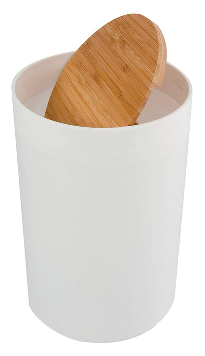 Cubo De Basura Con Pedal Osaki 5 Litros En Color Negro_1