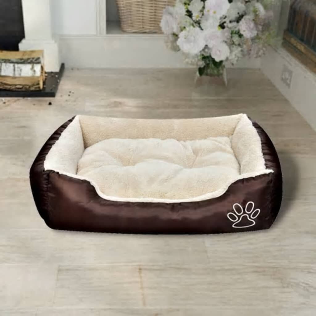 Vidaxl Cama Para Perro Con Cojín Acolchado Talla S_1