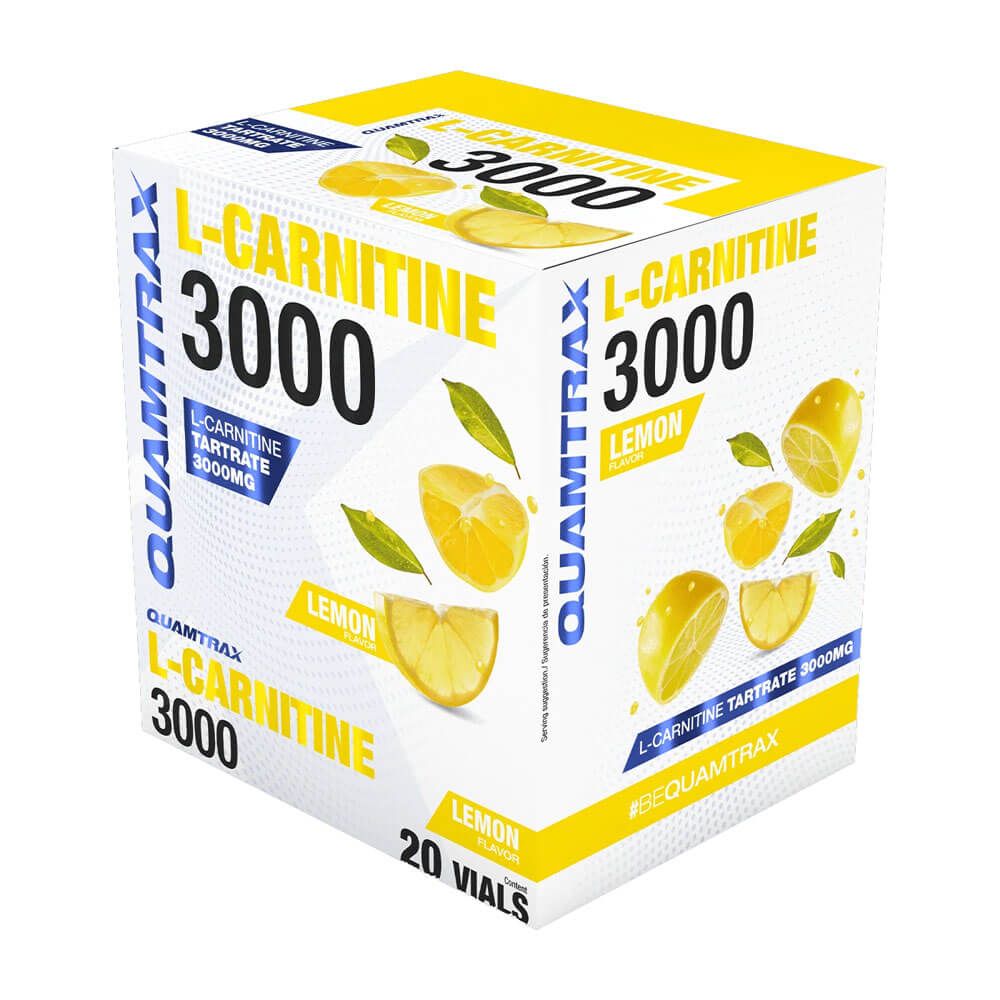 L-carnitina 3000 - 20 Viales - Limon - L-carnitina - Quamtrax_0