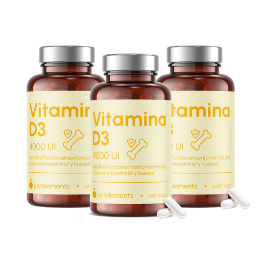 Pack 3 Vitamina D3 4000 Ui De Just Elements Wellness_0