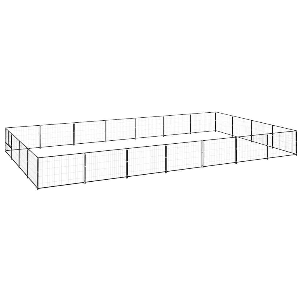 Perrera Acero 28 M² Negra_0