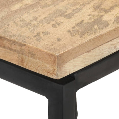 Mesa Consola De Madera Maciza De Mango 110x35x75 Cm_2