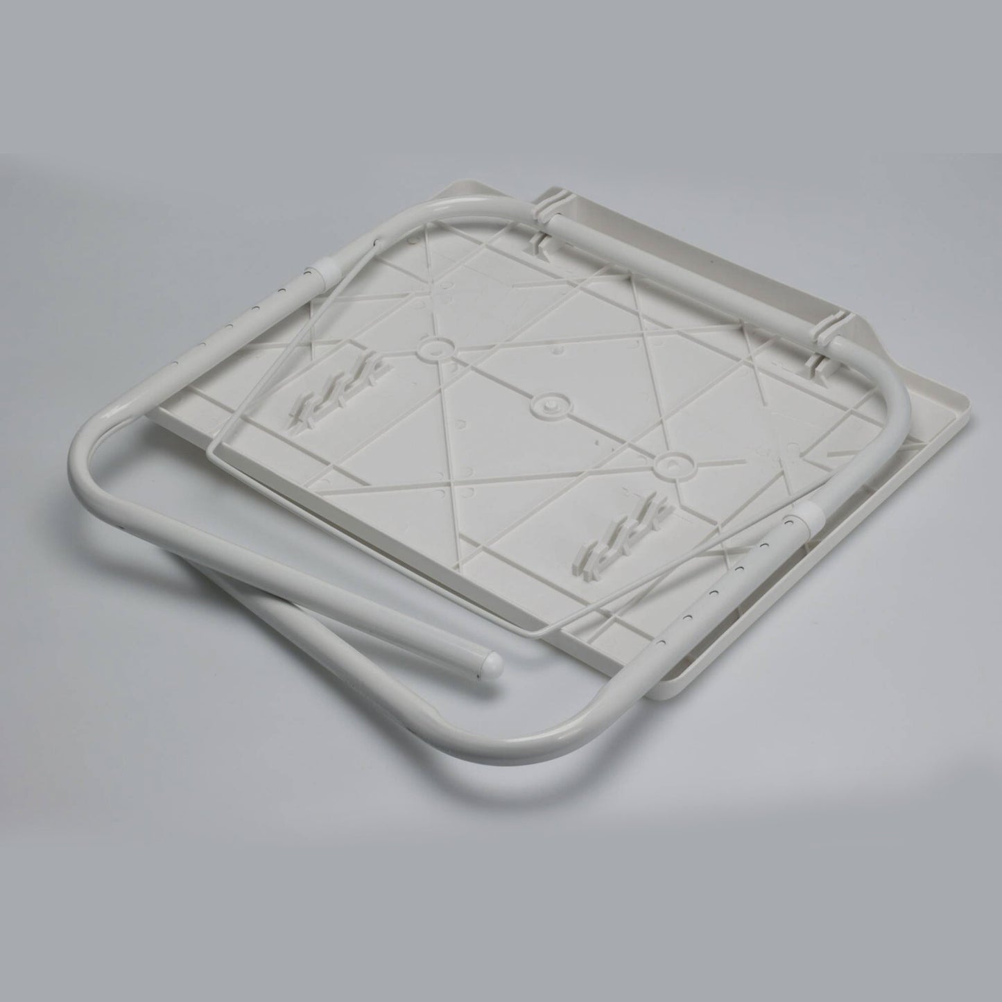 Well Home Mesa Auxiliar Plegable Y Extensible Color Blanco 51x39x57-72cm_5