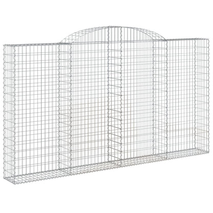 Cestas De Gaviones 3 Uds Forma De Arco Hierro 300x30x160/180 Cm_2