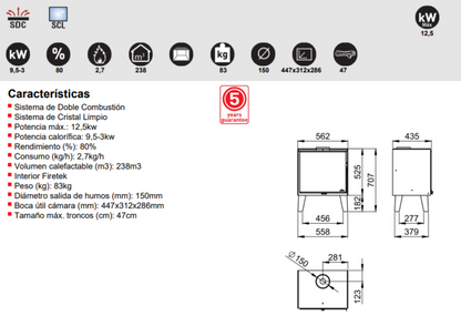 BRICOSOL ESTUFA CON INTERIOR EN FIRETEK Y CRISTAL VISION BRONPI MODELO ARUS_2